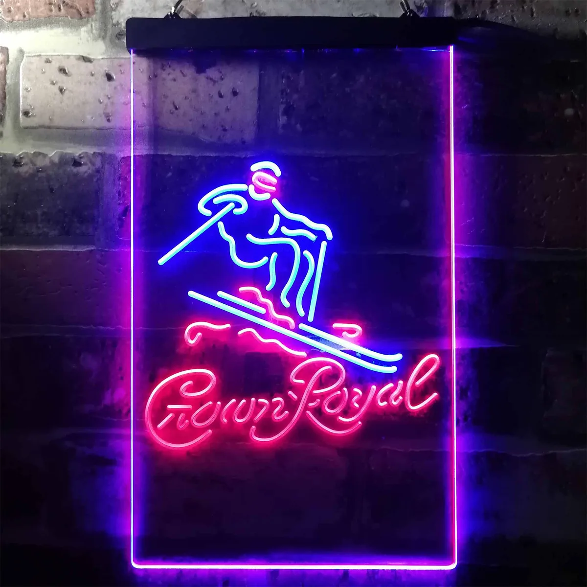 Crown Royal Ski Neon-Like LED Sign