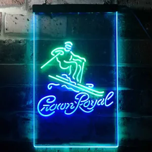 Crown Royal Ski Neon-Like LED Sign