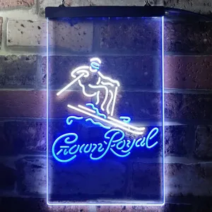 Crown Royal Ski Neon-Like LED Sign