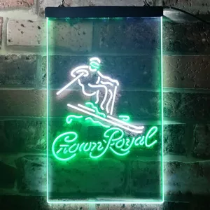 Crown Royal Ski Neon-Like LED Sign