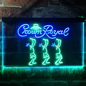 Crown Royal Troupe Neon-Like LED Sign