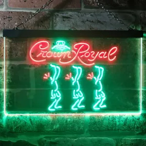 Crown Royal Troupe Neon-Like LED Sign