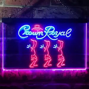 Crown Royal Troupe Neon-Like LED Sign