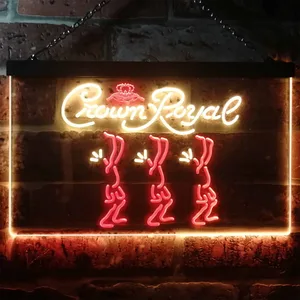 Crown Royal Troupe Neon-Like LED Sign