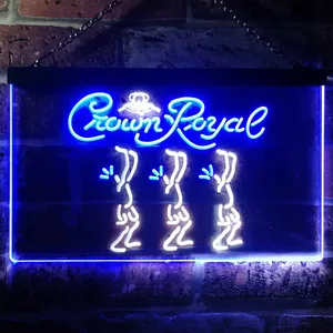 Crown Royal Troupe Neon-Like LED Sign