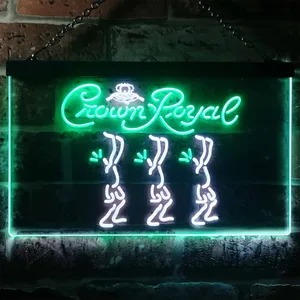 Crown Royal Troupe Neon-Like LED Sign