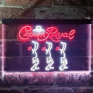 Crown Royal Troupe Neon-Like LED Sign