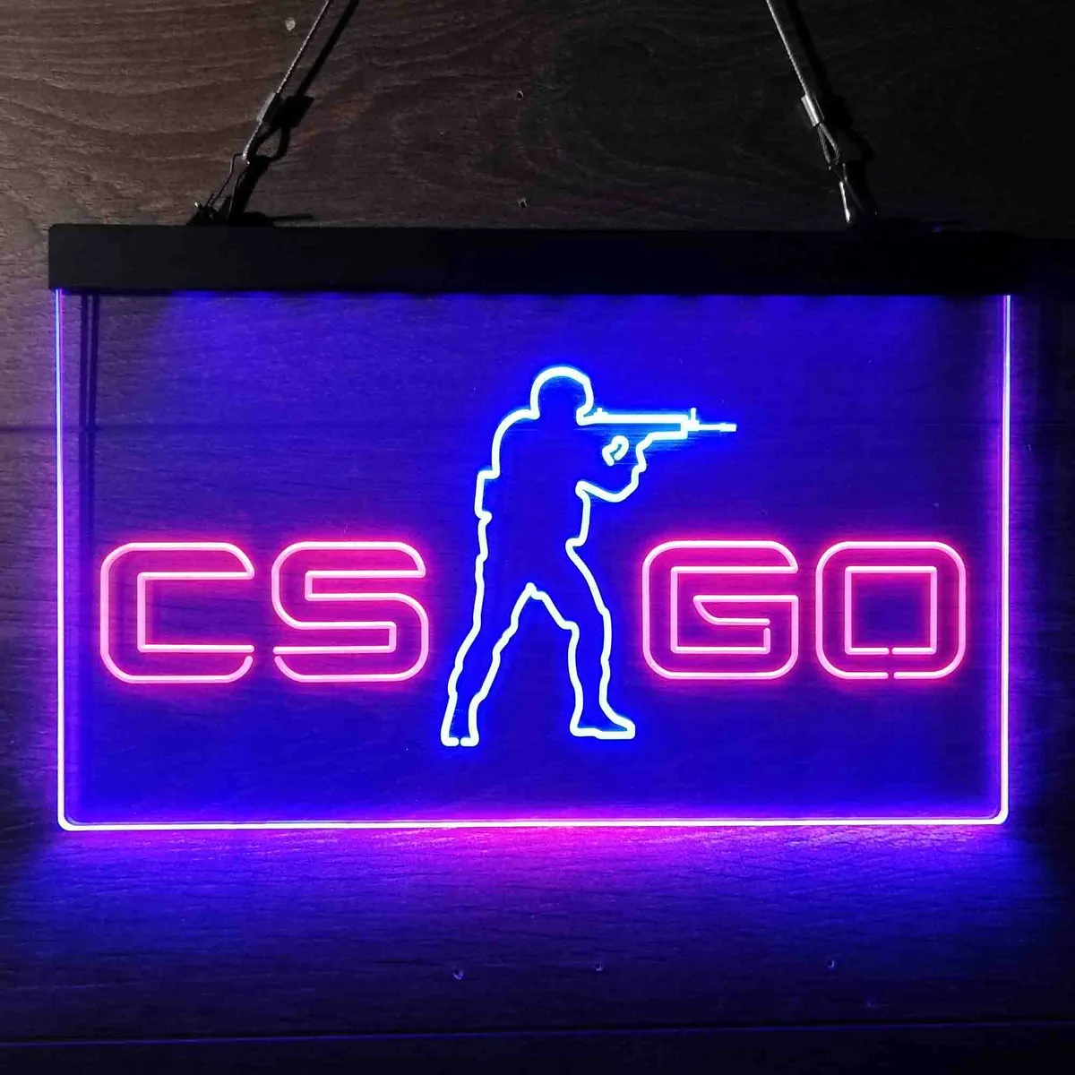 CS GO Shooter 2 Neon-Like LED Sign