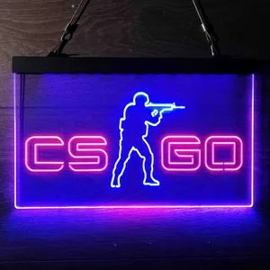 CS GO Shooter 2 Neon-Like LED Sign
