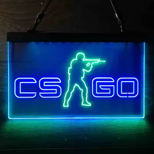 CS GO Shooter 2 Neon-Like LED Sign