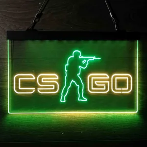 CS GO Shooter 2 Neon-Like LED Sign