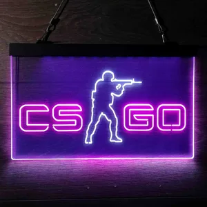 CS GO Shooter 2 Neon-Like LED Sign