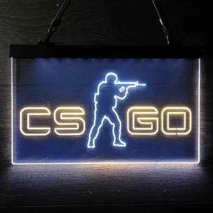 CS GO Shooter 2 Neon-Like LED Sign