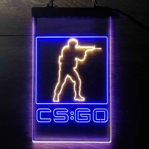 CS GO Shooter Neon-Like LED Sign