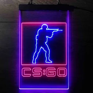 CS GO Shooter Neon-Like LED Sign
