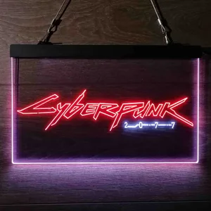 Cyberpunk 2077 Logo Neon-Like LED Sign