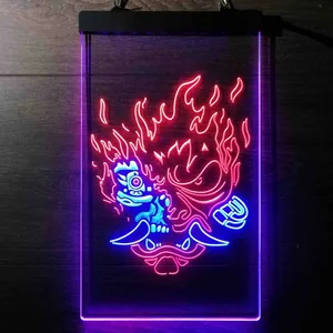Cyberpunk 2077 Night City Samurai Neon-Like LED Sign