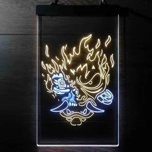 Cyberpunk 2077 Night City Samurai Neon-Like LED Sign