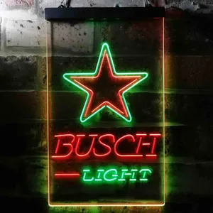 Dallas Cowboys Busch Light Neon-Like LED Sign