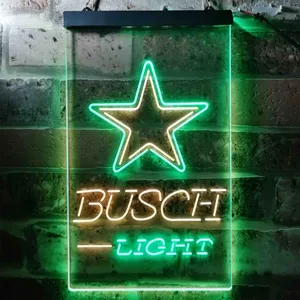 Dallas Cowboys Busch Light Neon-Like LED Sign