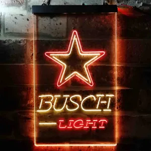 Dallas Cowboys Busch Light Neon-Like LED Sign