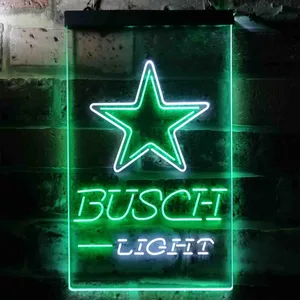 Dallas Cowboys Busch Light Neon-Like LED Sign