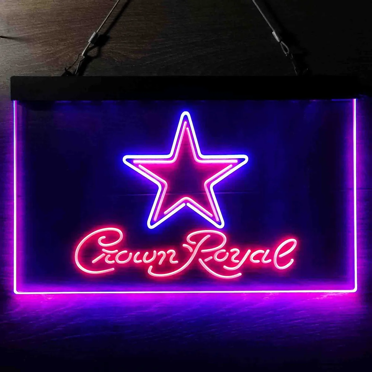 Dallas Cowboys Crown Royal Neon-Like LED Sign