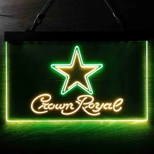 Dallas Cowboys Crown Royal Neon-Like LED Sign