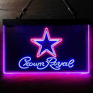 Dallas Cowboys Crown Royal Neon-Like LED Sign