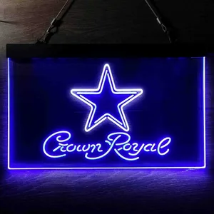 Dallas Cowboys Crown Royal Neon-Like LED Sign