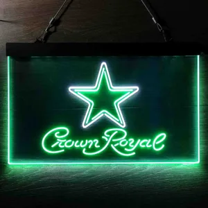 Dallas Cowboys Crown Royal Neon-Like LED Sign