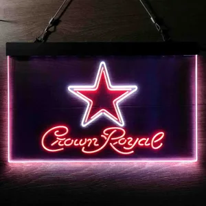 Dallas Cowboys Crown Royal Neon-Like LED Sign