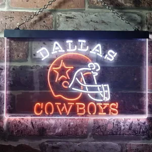 Dallas Cowboys Helmet Neon-Like LED Sign