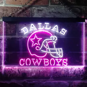 Dallas Cowboys Helmet Neon-Like LED Sign
