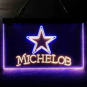 Dallas Cowboys Michelob Neon-Like LED Sign