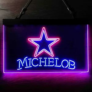 Dallas Cowboys Michelob Neon-Like LED Sign