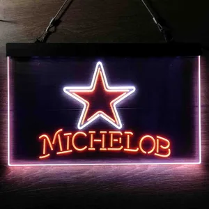 Dallas Cowboys Michelob Neon-Like LED Sign