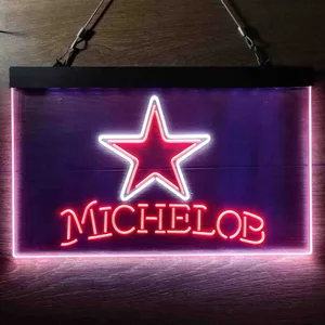 Dallas Cowboys Michelob Neon-Like LED Sign