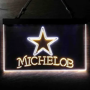 Dallas Cowboys Michelob Neon-Like LED Sign