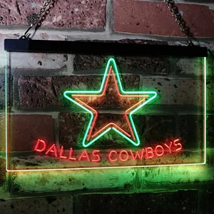 Dallas Cowboys Star Neon-Like LED Sign
