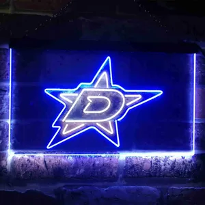 Dallas Stars Logo 1 Neon-Like LED Sign