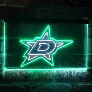 Dallas Stars Logo 1 Neon-Like LED Sign