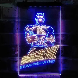 Daredevil The Man Without Fear Neon-Like LED Sign