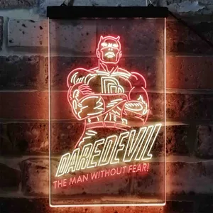 Daredevil The Man Without Fear Neon-Like LED Sign