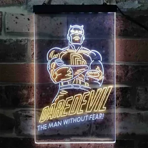 Daredevil The Man Without Fear Neon-Like LED Sign