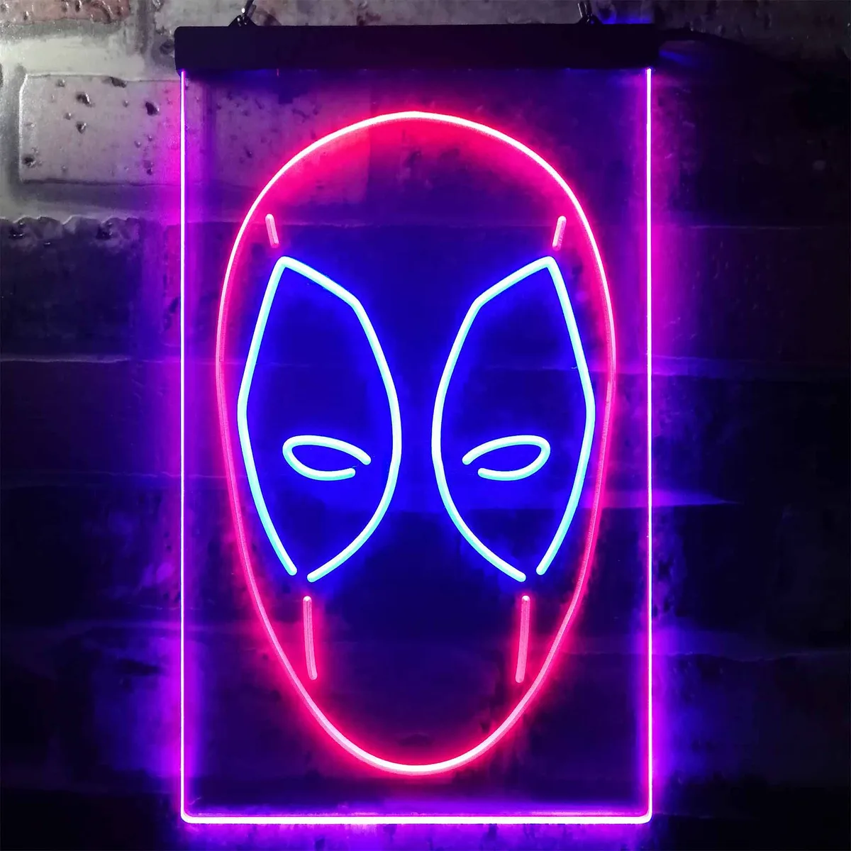 Deadpool Face Neon-Like LED Sign
