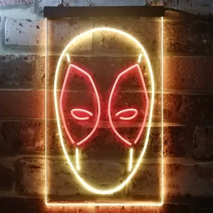 Deadpool Face Neon-Like LED Sign