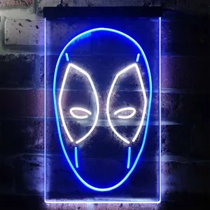 Deadpool Face Neon-Like LED Sign