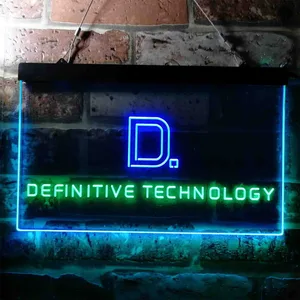 Definitive Technology Logo Neon-Like LED Sign