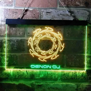 Denon DJ Logo Neon-Like LED Sign